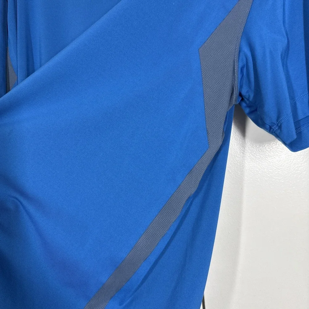 Nike Golf Dri-FIT Men's Cobalt Blue Polo Shirt Size XL Short Sleeve Performance